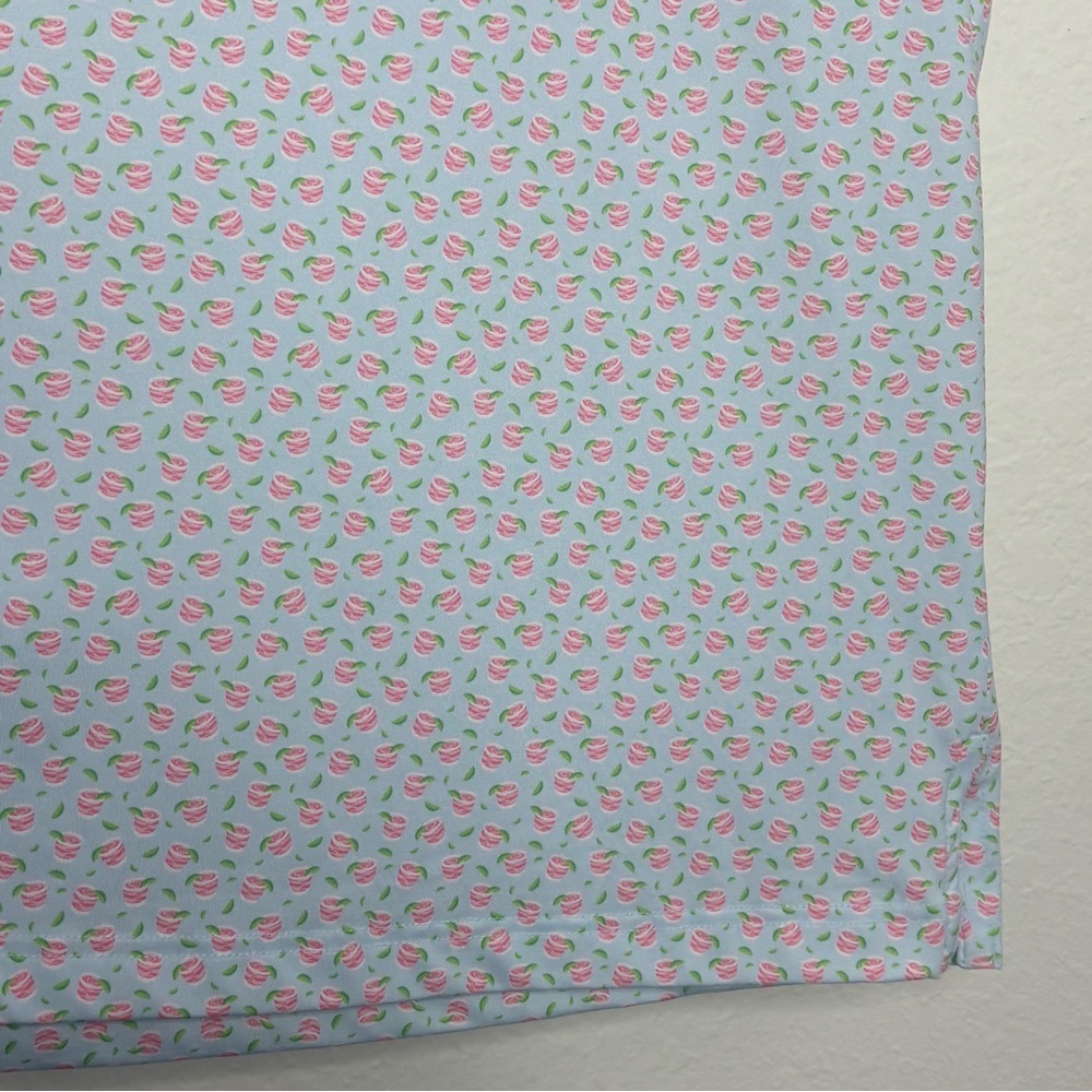 Men's Short Sleeve Performance Polo Pink Cocktail Drink Size XXXL Golf - Picture 5 of 8